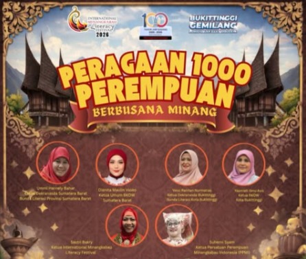 Peragaaan 1000 Perempuan Berbusana Minang